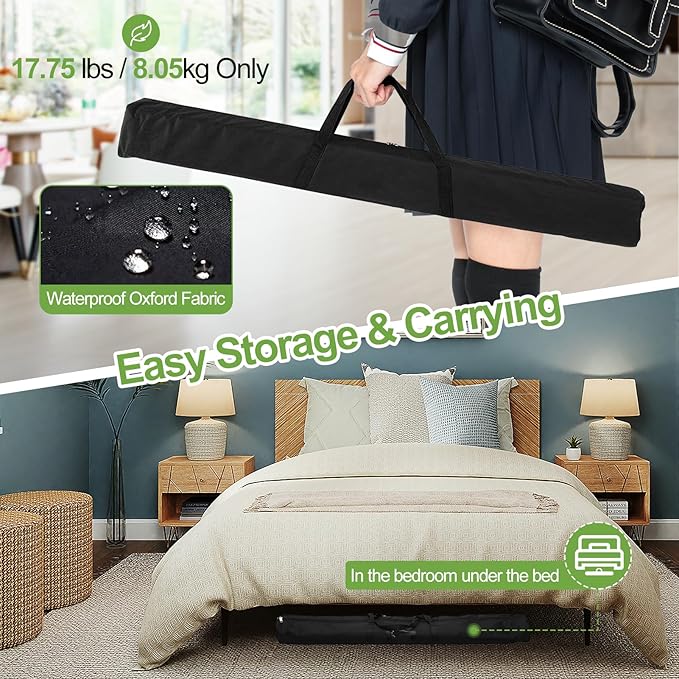 FUDESY 10x10 ft Backdrop Banner Stand, Heavy Duty Adjustable Background Kit With Carrying Bag, Step and Repeat Photography Frame for Trade Show Display Photo Booth Parties