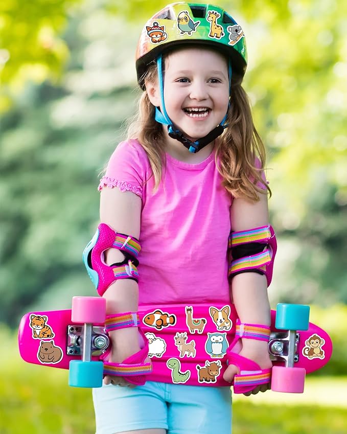 300 Pcs Animal Stickers for Kids, Cute Water Bottle Stickers for Kids Waterproof, Vinyl Laptop Kid Sticker Pack, Kid Classroom Prizes for Elementary Students