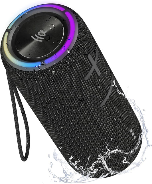 Portable Bluetooth Speaker, 30W 360° Surround Sound IPX7 Waterproof Wireless Golf Speakers,Outdoor Loud TWS Speaker,for Beach,Party,Camping Gift,8H Playtime