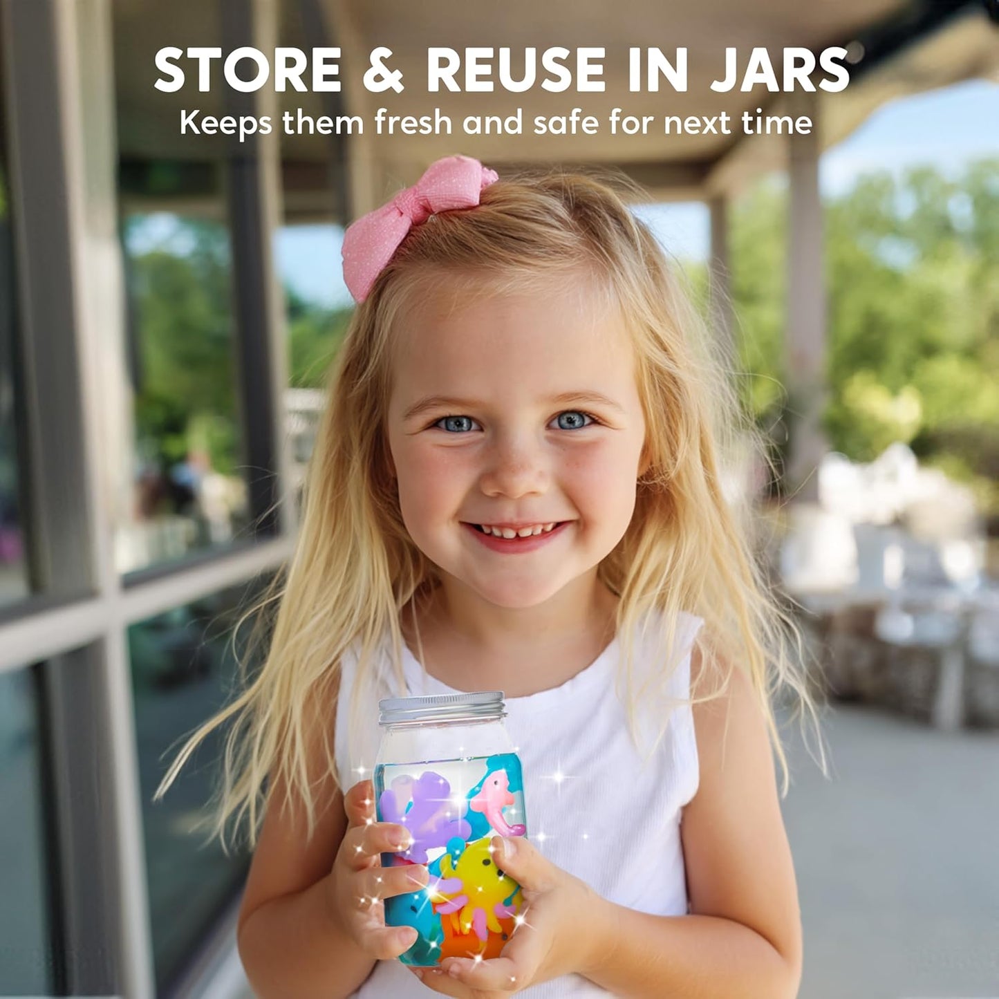 Klever Kits Water Gel Kit, Magic Fairy Water Gel Toy Kit with 10 Gels, 12 Molds, Preserving Bottle for Presents, Party Favors, Birthday Gifts, Arts & Crafts DIY STEM Kits for Kids