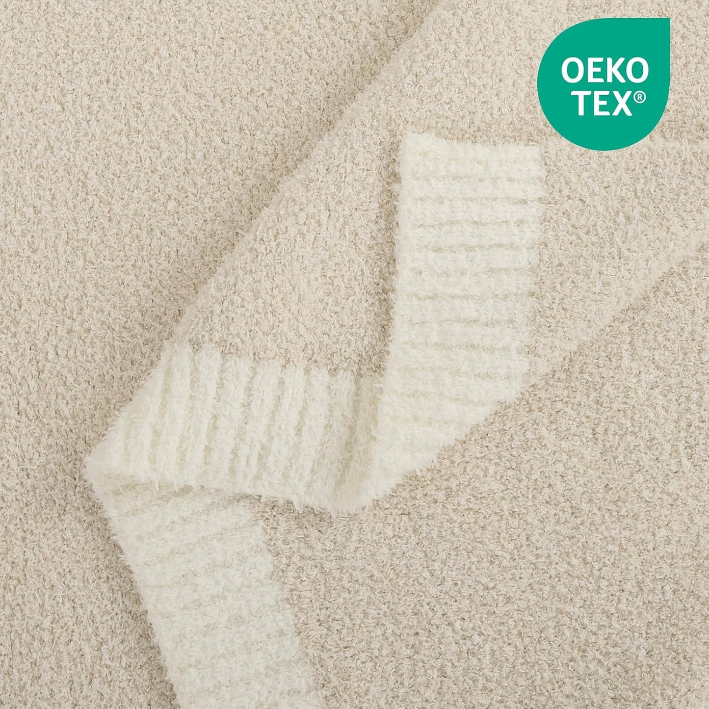 NEXHOME PRO Soft Throw Blankets for Couch, Reversible Warm Blankets Cozy Knit Blanket for Women, Fuzzy Plush Lightweight Throws for Sofa, Bed, Picnic, 50 x 60 inches