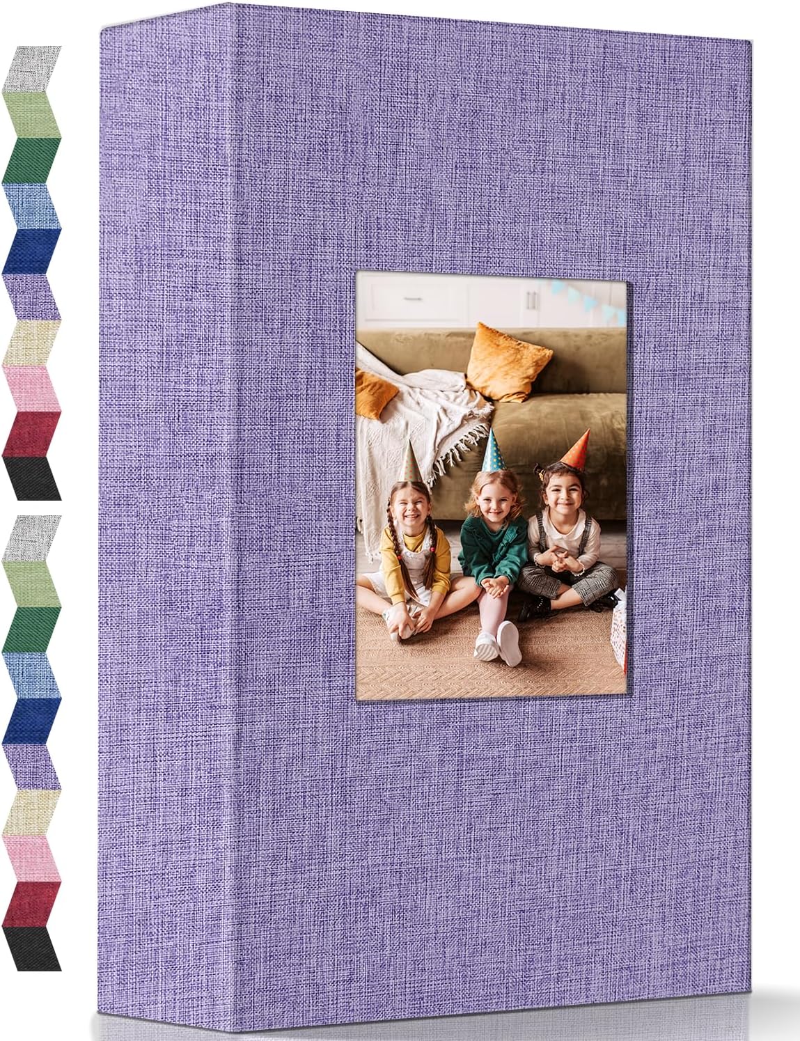 popotop Photo Album 4x6-420 Photos Photo Books with 420 Horizontall Pockets,Linen Cover Albums for Family Wedding Anniversary Baby Vacation Pictures