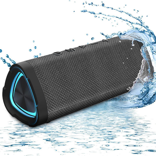 Vanzon Bluetooth Speakers V40 Portable Wireless Speaker V5.0 with 24W Loud Stereo Sound, TWS, 24H Playtime & IPX7 Waterproof, Suitable for Travel, Home&Outdoors