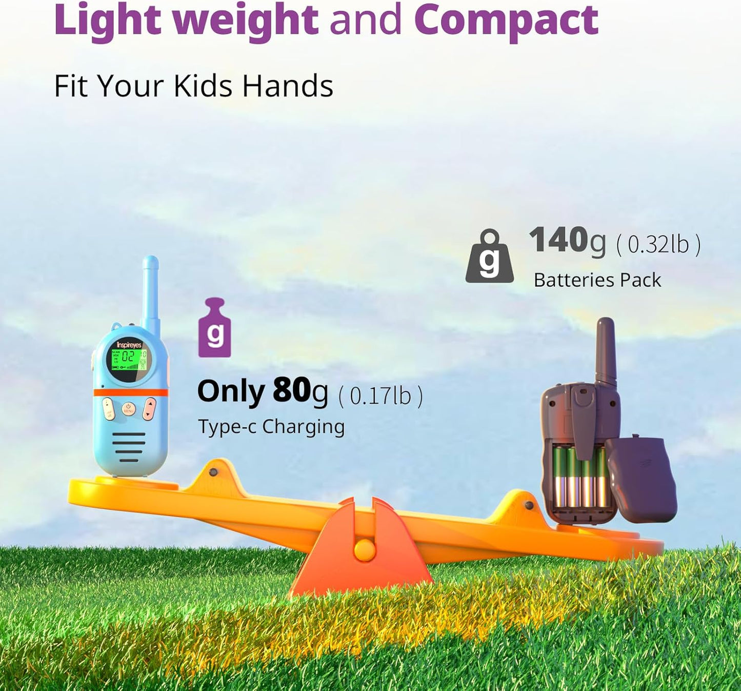 Walkie Talkies for Kids Rechargeable,Toys for Boys and Girls Ages 3-12, 3 Pack Long Range 2-Way Radios, Birthday Gifts,Christmas Stockings, Outdoor Play, Family Games, Hiking Camping Gear