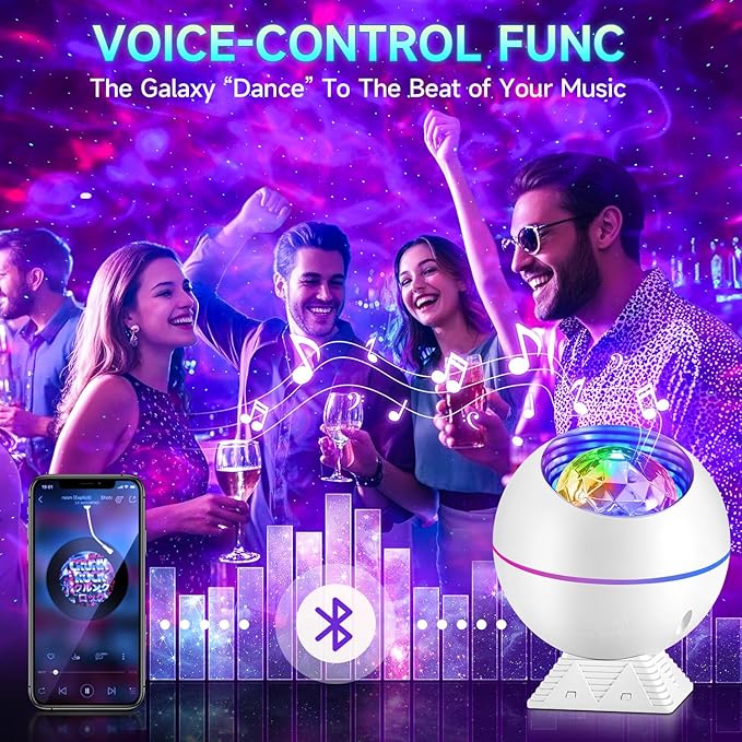 Christmas Gifts for Teens Kids Adult Room Decor Aesthetic,42 Colors Star Projector Galaxy Light+Moon+Cloud Lights for Bedroom,Unique Rhythm Mode,Dimmable+Remote Control Galaxy Lamp for Christmas Decor