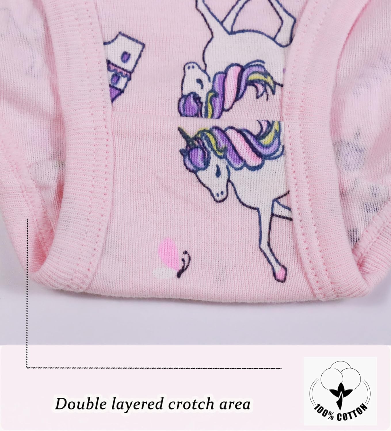 Boboking Soft Cotton Underwear Toddler Girls'Briefs Soft Undies