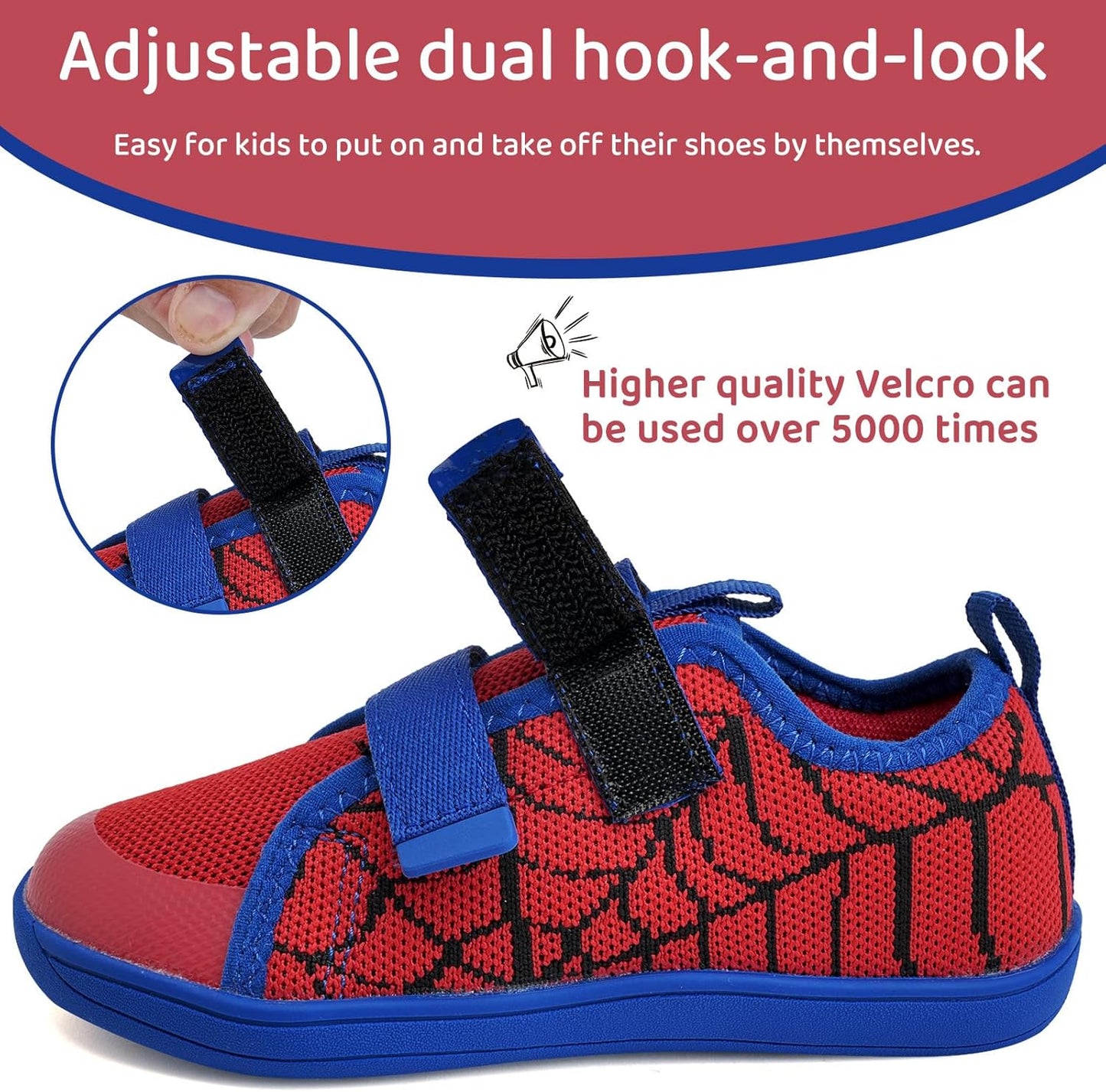 WateLves Toddler Little Kids Wide Barefoot Shoes The First Walking Shoes Girls Boys Breathable Zero Drop Minimalist Sneakers with Wide Toe Box Natural to Grow