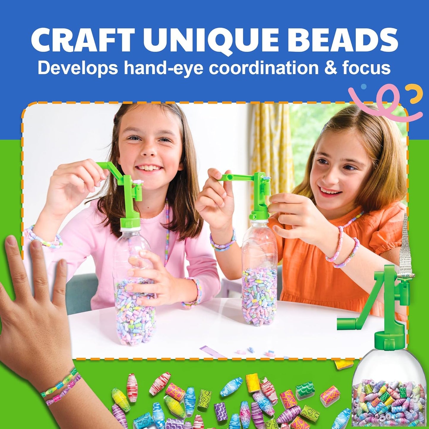 4M - STEAM Green Paper Crafts - Make Recycled Papers, Flower Pressing Art - Eco-Friendly STEAM Craft Paper Kit for Kids Ages 5+ - Learn Sustainability Through Creative Activities