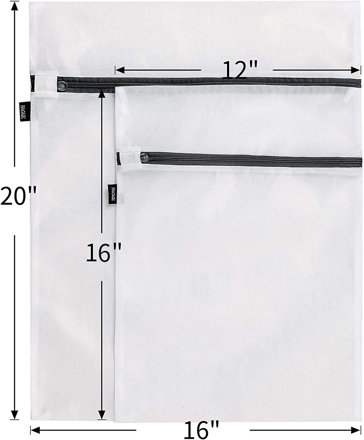 BAGAIL Laundry Bags Mesh Wash Bag for Intimates Lingerie and Delicates,6Pcs(3L,3M)