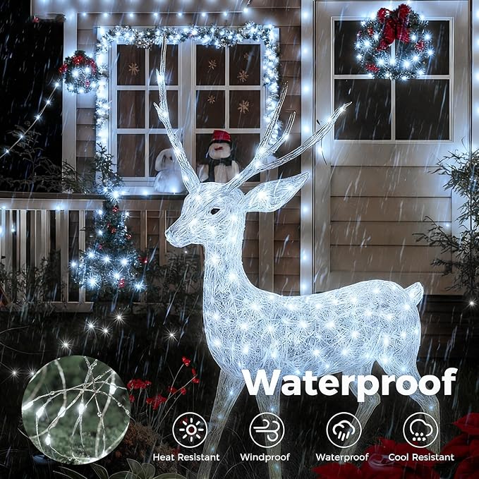 btfarm Fairy Lights Plug in with Remote, 33FT 100 LED Outdoor Twinkle Lights Waterproof with Timer, 8 Modes Indoor String Lights for Bedroom Patio Garden Wedding Christmas Decoration, Cool White