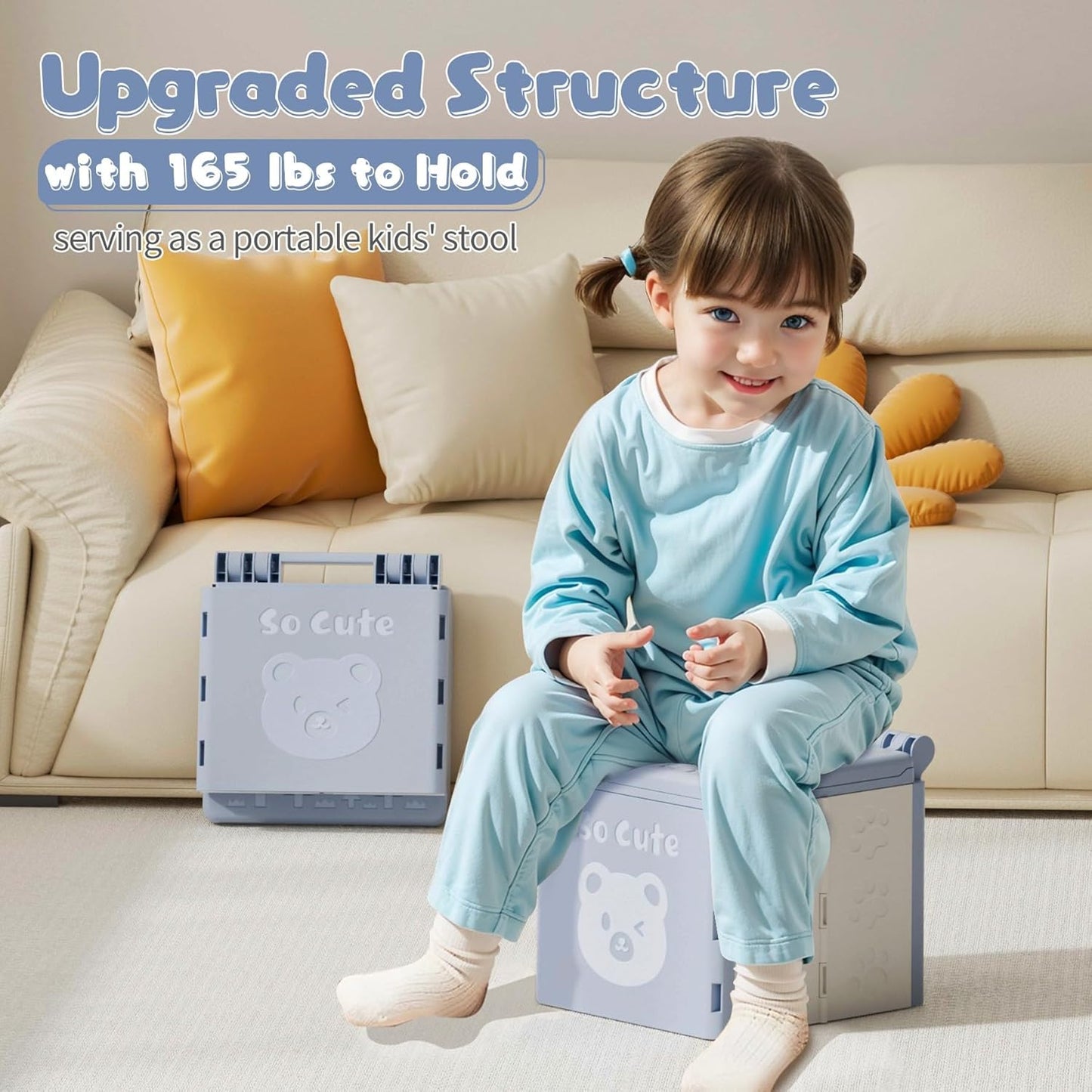 Travel Potty for Toddler with 3 Rolls Potty Liners, 20 Pcs Absorbent Pads, Foldable Car Potty for Toddler, Portable Potty Seat for Toddler Travel, Portable Potty for Tollder Outdoor and Camping Use