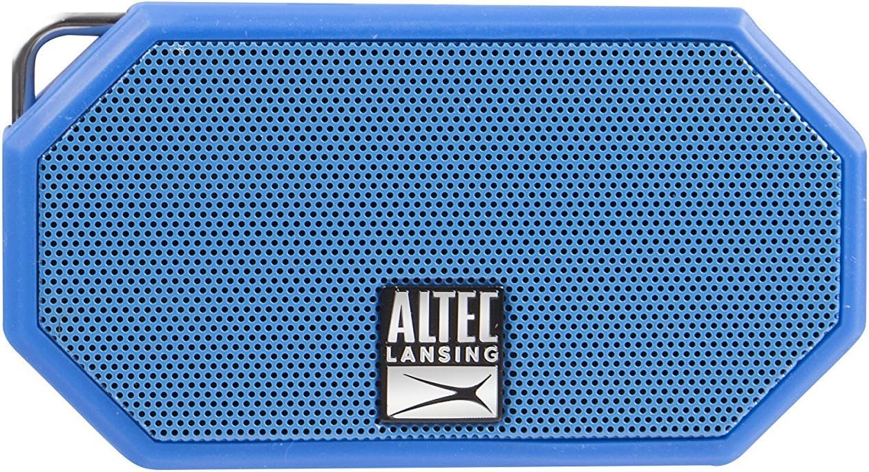 Altec Lansing Mini H2O - Waterproof Bluetooth Speaker, IP67 Certified & Floats in Water, Compact & Portable Speaker for Hiking, Camping, Pool, and Beach