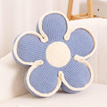 Soft Shaped Floor Cushion, Decorative Throw Pillow, Cute Seating Cushion, Plush Pillows for Sofa Couch Bed (17.7 Inch, Blue)