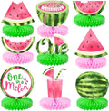KatchOn, One In A Melon Centerpieces – Pack of 9 | One in a Melon Party Decorations | Watermelon Birthday Decorations, Watermelon Centerpieces for Tables for Birthday, Baby Shower, Summer Party Decor