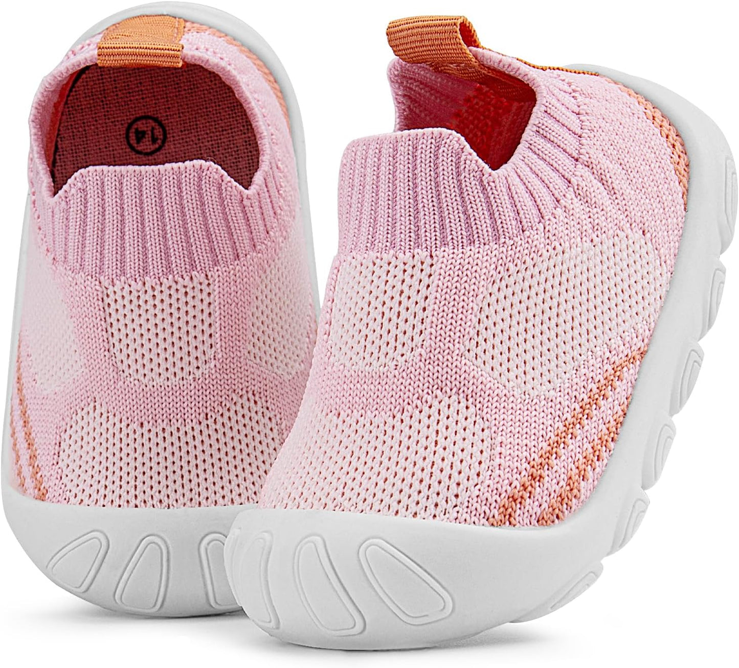 Charrost Toddler Baby Girl Boy First Walking Shoes Checkered Sneakers Sizes 3/4/5/6/7/8T. Soft, Cute,Flexible for First Walkers. Non-Slip, Slip On, Wide Toe Box Indoors Outdoors