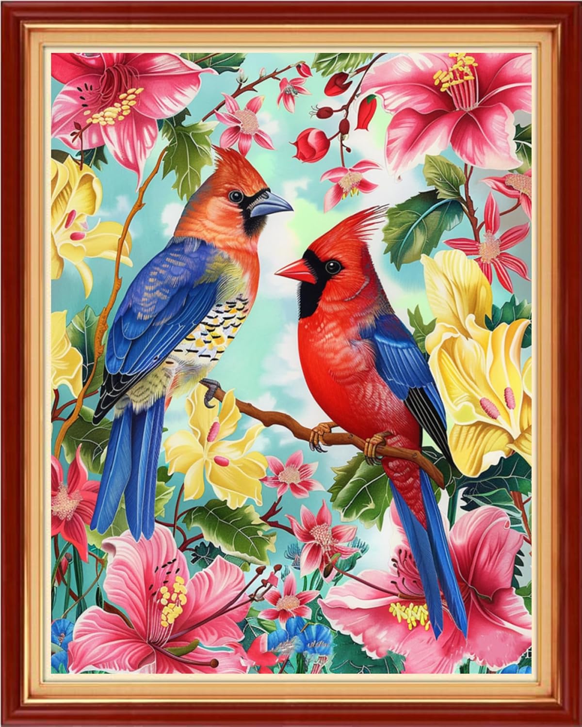 Stamped Cross Stitch Kits - Beach Night Landscape Counted Cross Stitch Kits for Beginners Adults Needlepoint Cross-Stitch Patterns (ArtsKit30)