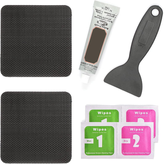 Trampoline Patch Repair Kit 4"X 4" Square On Patches | Repair Trampoline Mat Tear or Hole in a Trampoline Mat