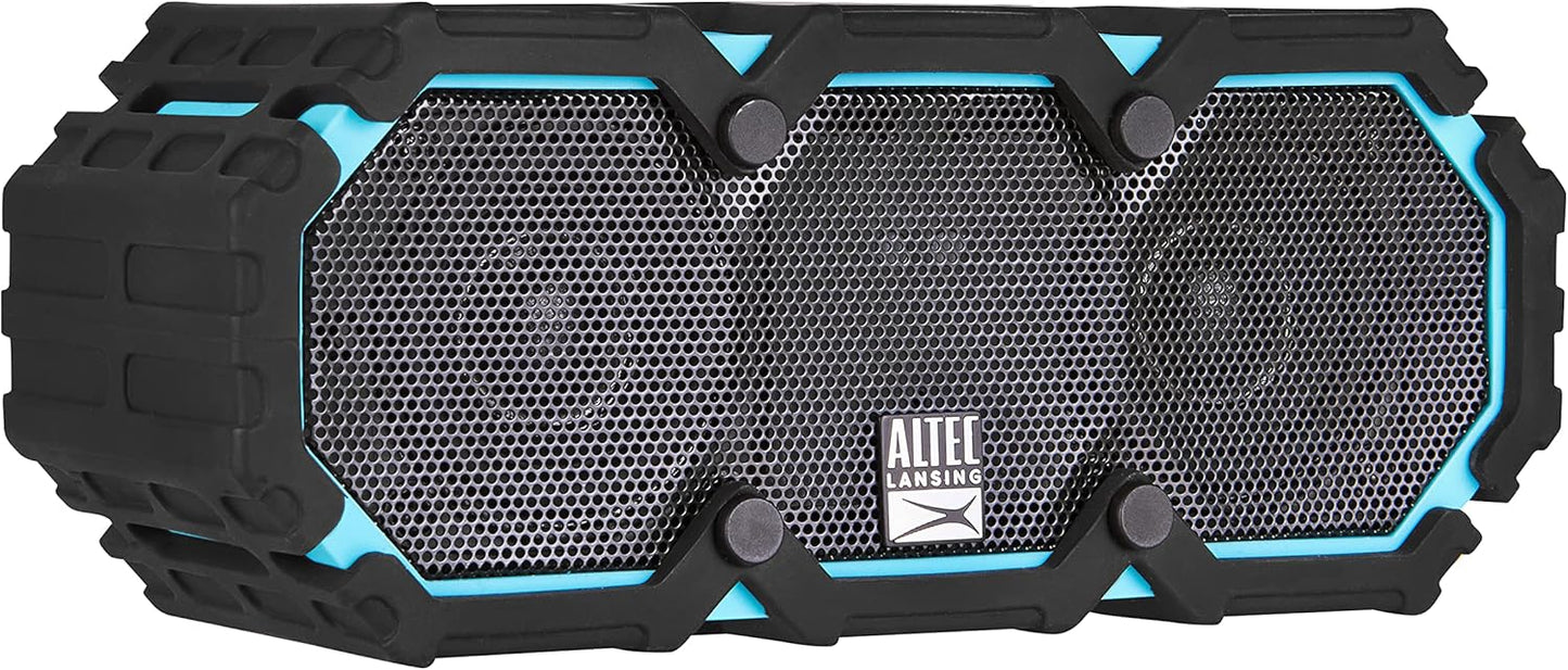 Altec Lansing LifeJacket 2 - Waterproof Bluetooth Speaker, Floating Portable Speaker for Travel & Outdoor Use, Deep Bass & Loud Sound, 30 Hour Playtime, 2.80 x 7.50 x 3.11 Inches