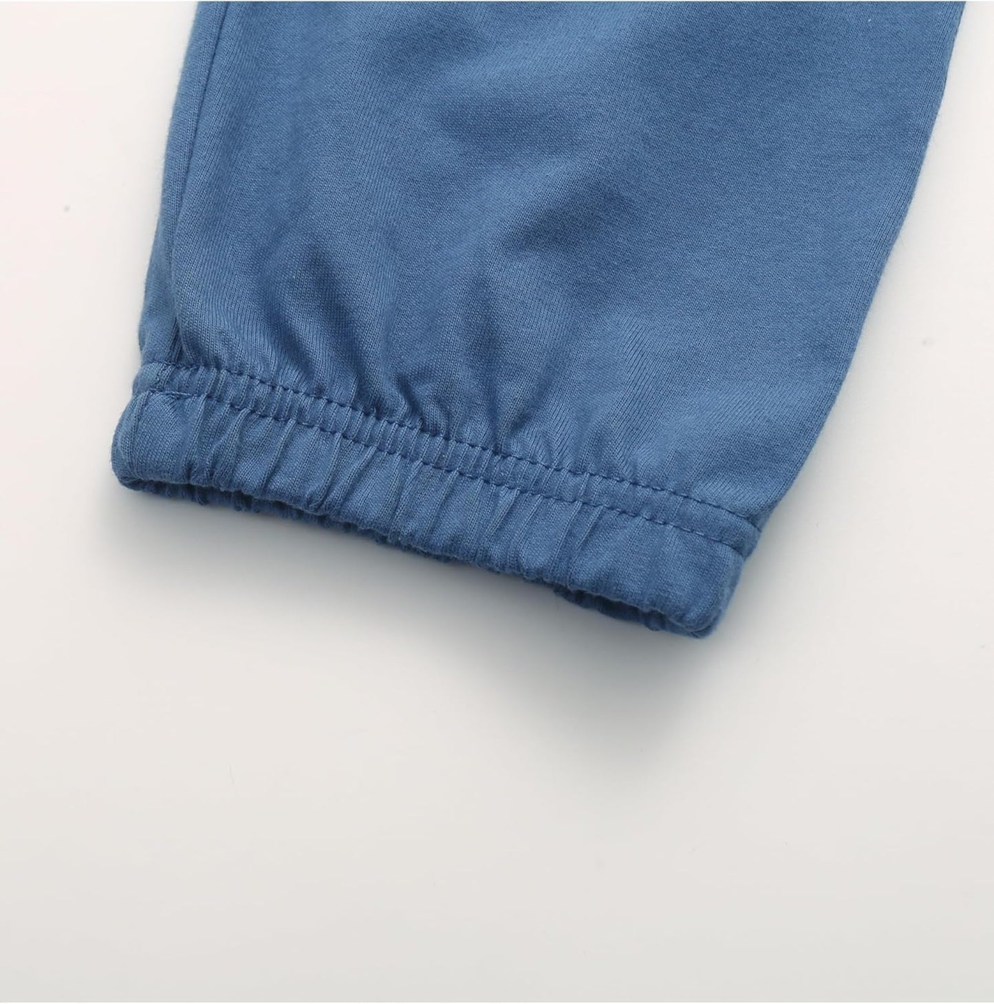 GFQLONG 4 Pack Toddler Boys and Girls Cotton Pants Lightweight Trousers, Kids Summer Casual Solid Sweatpants with Drawstring