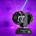 Moving Head DJ Light with Rotating Beam - Stage Light, Sound Activated, DMX512, Perfect for DJ, KTV, Disco, Party, Wedding, Festival