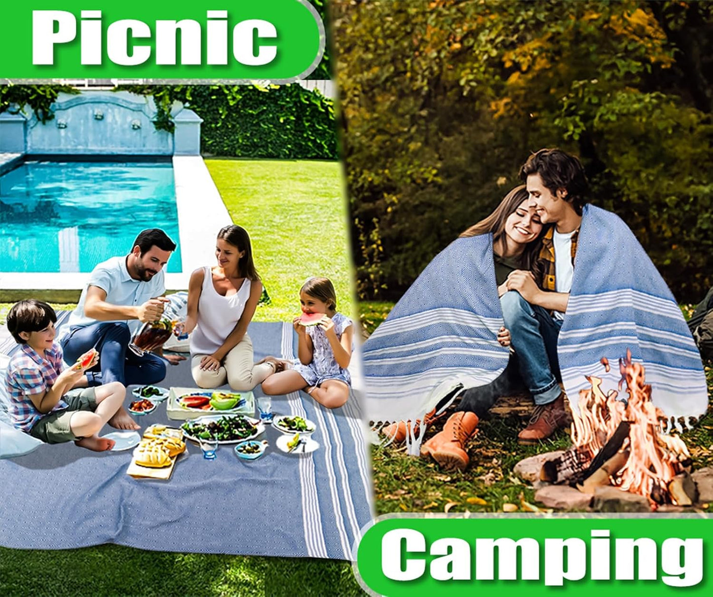 Oversized Turkish Beach Towel Blanket Cotton Giant XL Sandproof Towels Huge Linen XXL Extra Large Big Throw Quilt Blankets for Adults Cloud Travel Camping Glamping Accessories Essentials