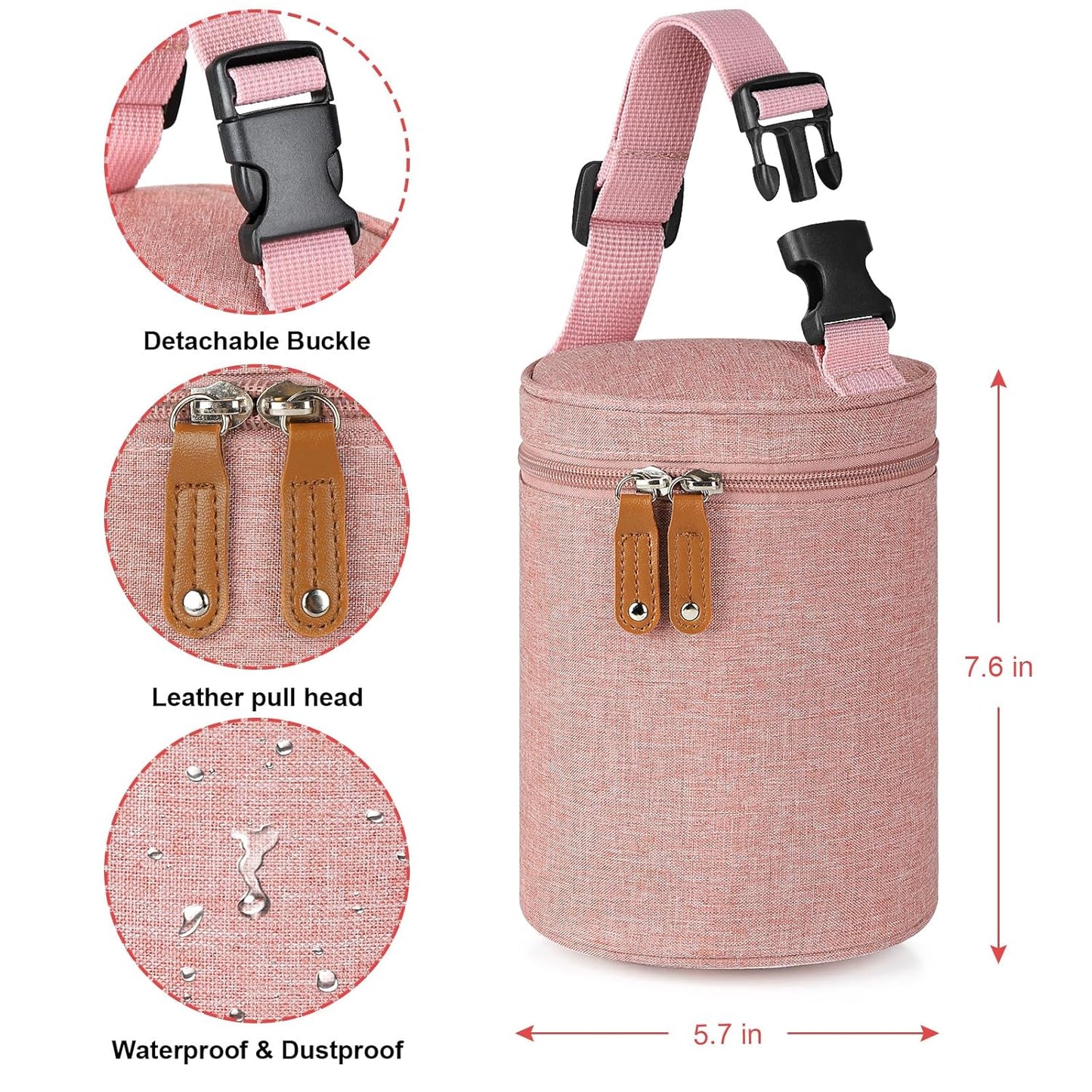 Accmor Breastmilk Cooler Bag, Insulated Baby Bottle Cooler Tote Bags for Nursing Mom Daycare