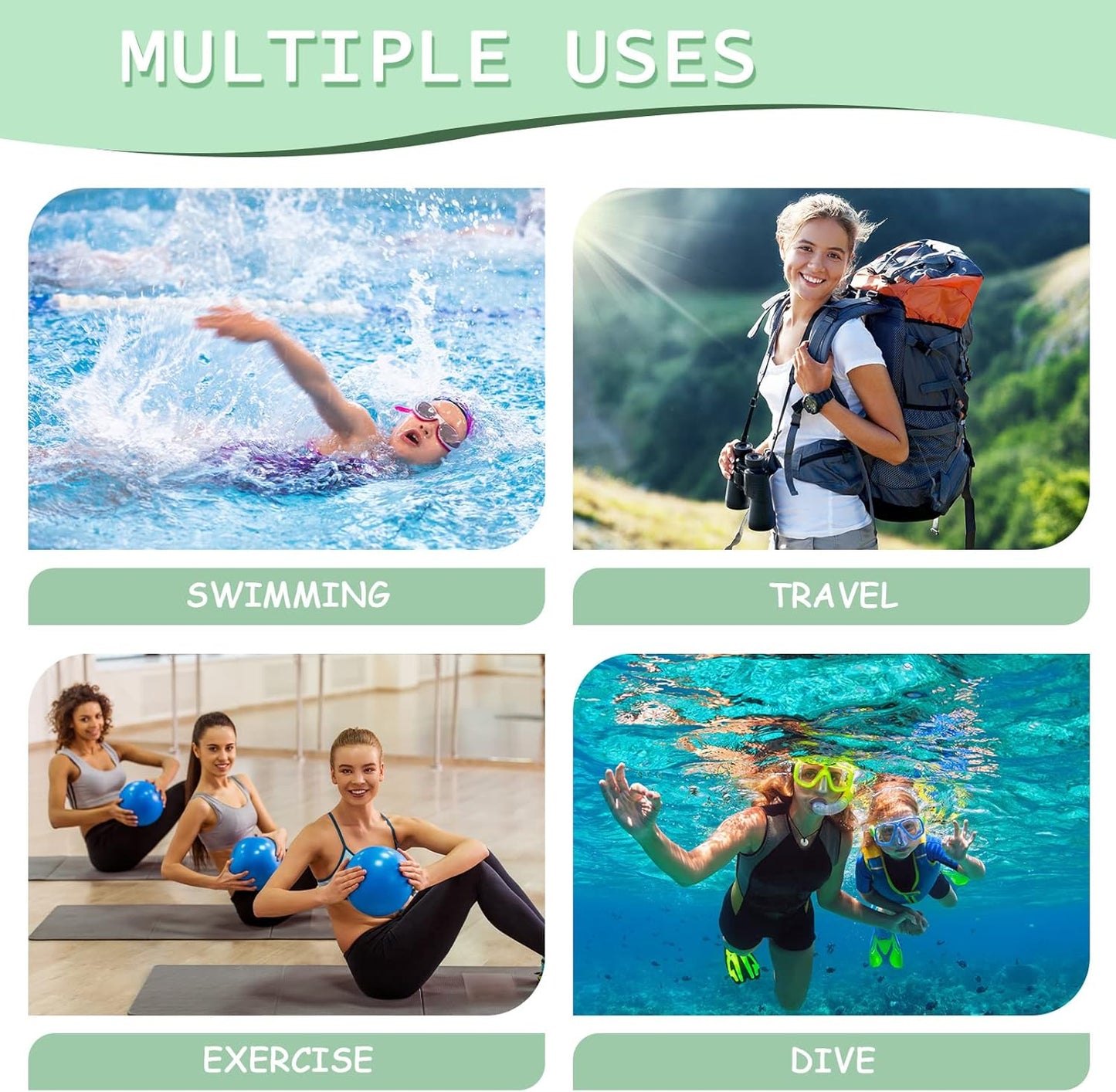 Shappy 2 Pcs Large Travel Laundry Bag Washable Waterproof Wet Dry Large Dirty Clothes Bag Bathing Workout(Flamingo Style)