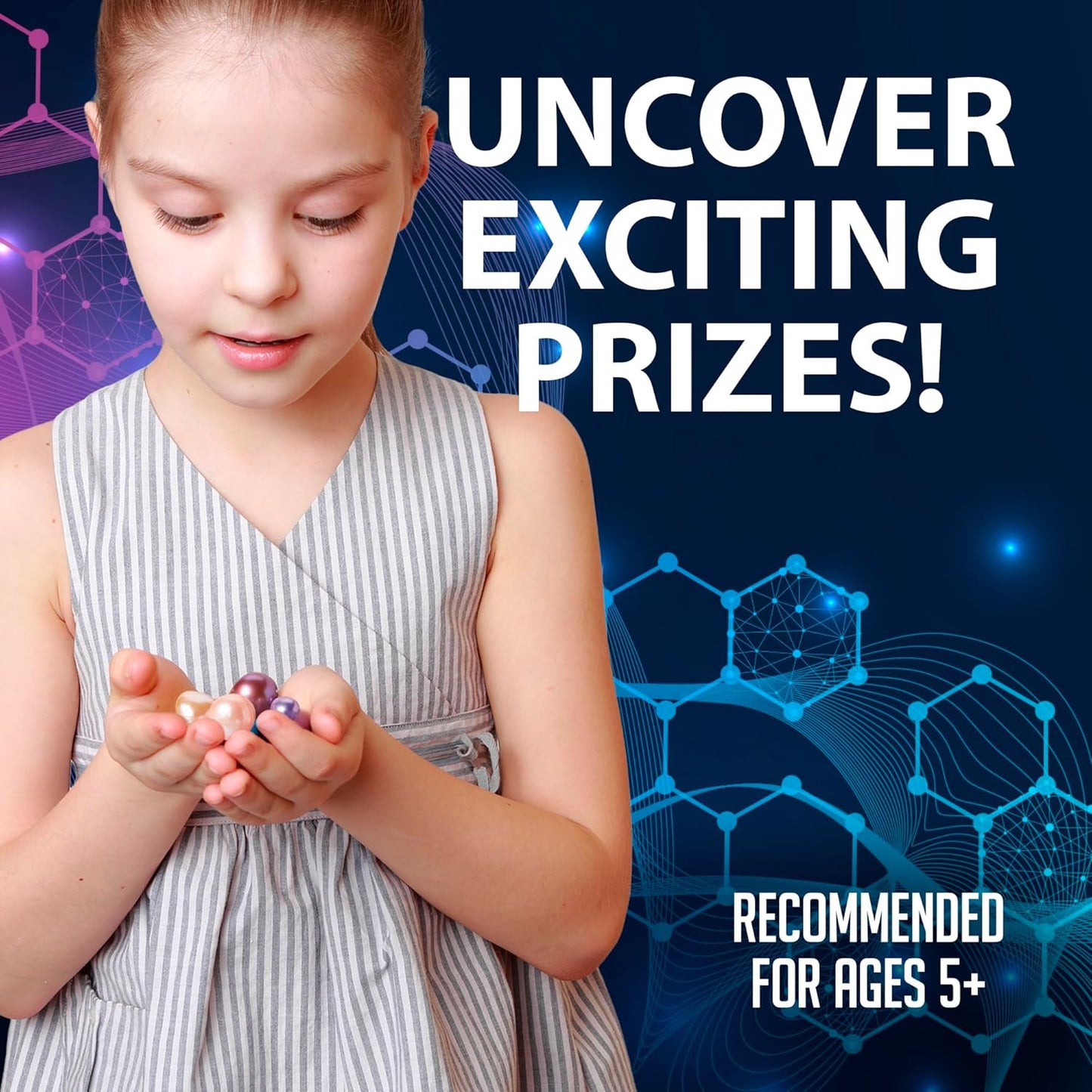 Discover-It Dissection Kit for Kids, Real Freshwater Pearl Science Lab Kit for Oysters, Science Toys for Kids Ages 5 and Above