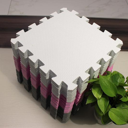 MQIAOHAM® 25 Pieces Puzzle Play Mats, Soft Baby Play Mat, Kids Interlocking Foam Floor Tiles, Toddlers Carpet Playmats G301025-101103112