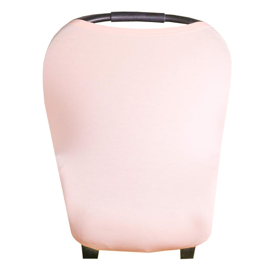 Copper Pearl Multi-Use Cover: Car Seat Covers, Nursing Cover, and Stroller Cover for Sun - Stretchy Fabric, All-Season Use, Stylish Designs, Easy Access for Moms - Blush