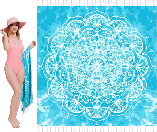 Oversized Turkish Beach Towel Blanket XXL Cotton Sandproof Towels Boho Woven Extra Large Big Sand Free Giant Throw Thick Blankets Huge Quilt XL Picnic Camping Necessities Cloud For Adult Gifts