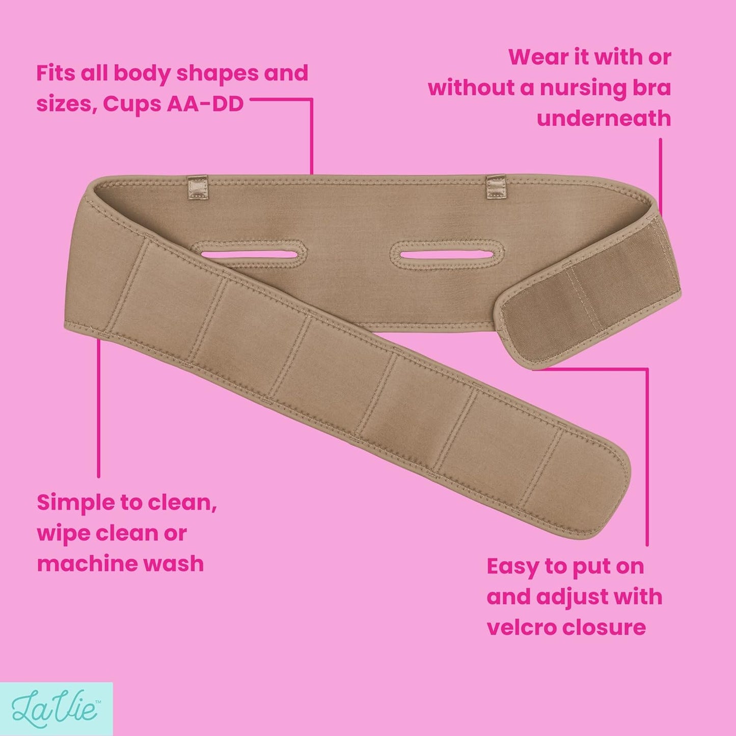 Pump Strap Hands-Free Pumping Bra, Breast Pump Bra for Breastfeeding Pumps for Women, Hands Free Pumping Bustier