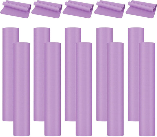10 Pack Yoga Mats Bulk, 68'' x 24'' x 4mm Thick Yoga Mats for Kids and Adult Gym Mats Bundle Latex Free Exercise Mats with Non Slip Texture for Outdoor Yoga, Pilates or Workout