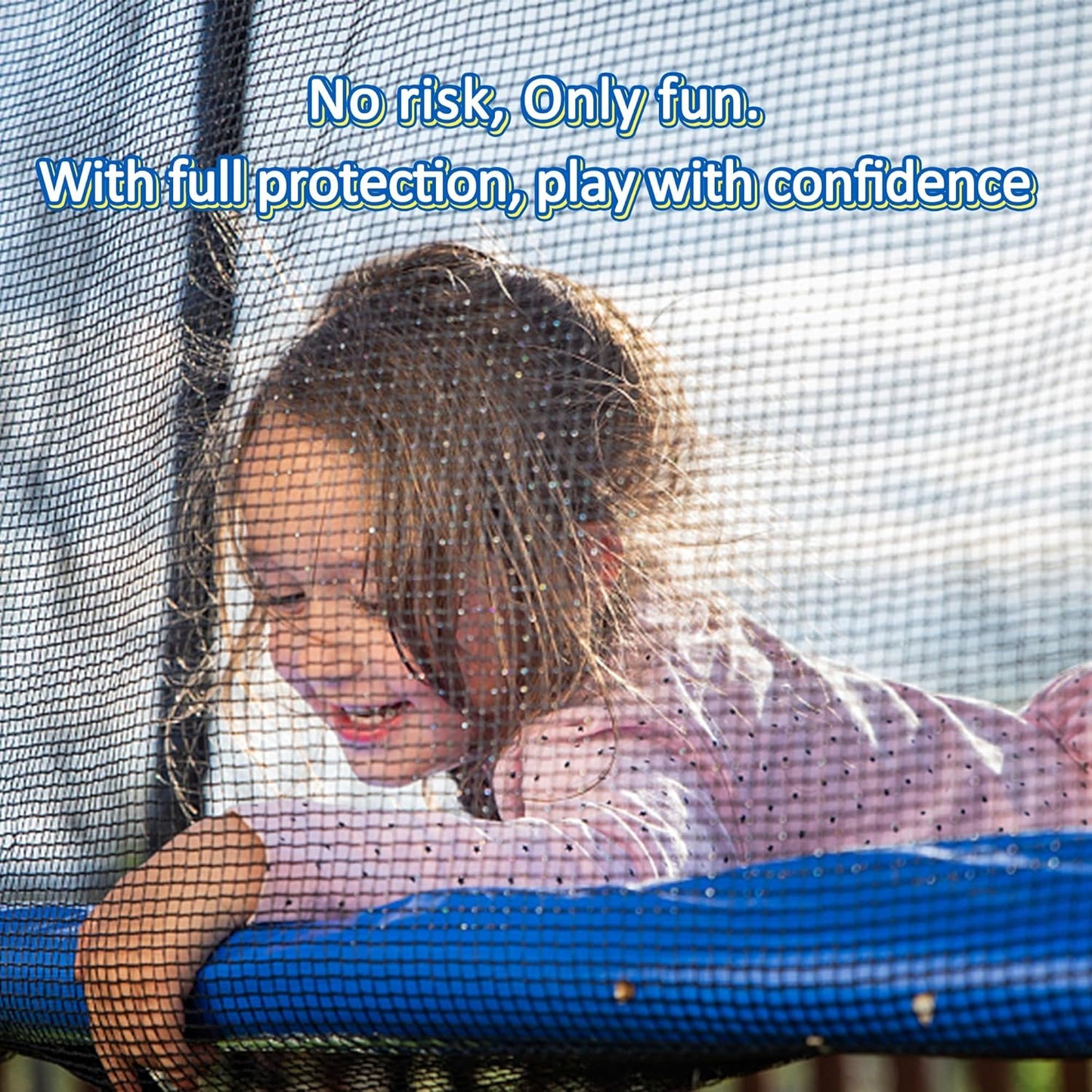 Trampoline Spring Cover, 10ft/12ft/14ft/15ft/16ft Trampoline Replacement Safety Pad, Waterproof Trampoline Accessories Pad for Round Frame