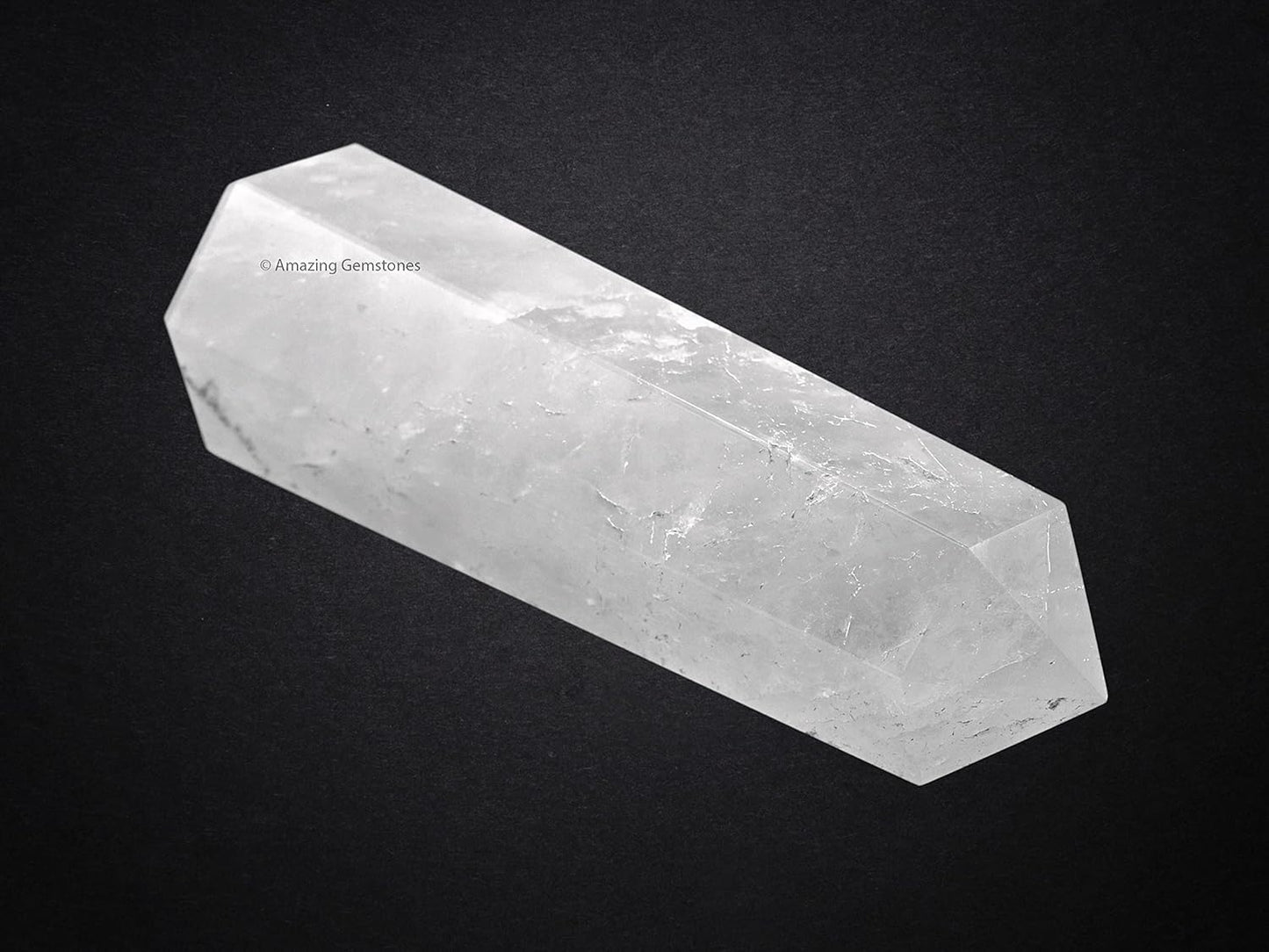 Amazing Gemstone Large Clear Quartz Crystal Towers ~ Natural Healing Crystal Point Obelisk for Reiki Healing and Crystal Grid (5.5 to 6 INCH)