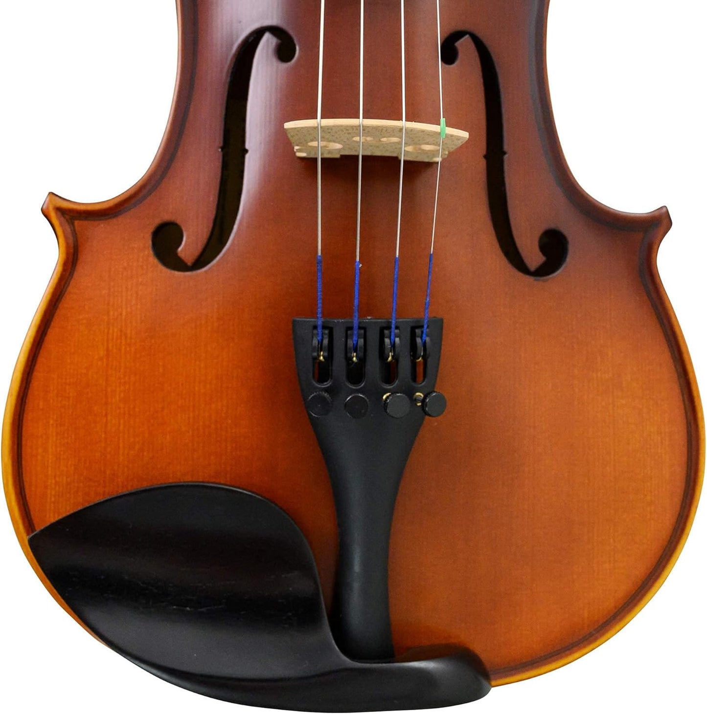 Bunnel Premier Violin Clearance Outfit 1/4 Size - Carrying Case and Accessories Included - Solid Maple Wood and Ebony Fittings By Kennedy Violins