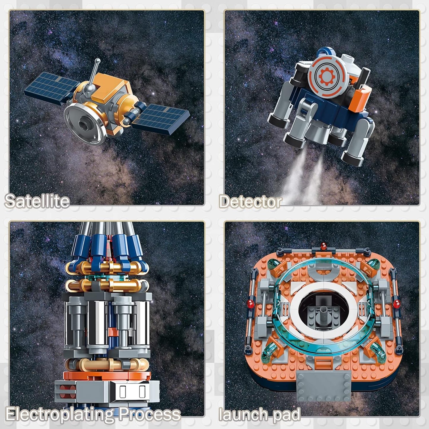 JMBricklayer Space Rocket Building Sets for Boys 8-14 Adults 70110, Spaceship Exploration Space Toys, Space Shuttle Rocket Ship Collectible Display Model Set, Gifts for Adults Boys Girls Age 8+