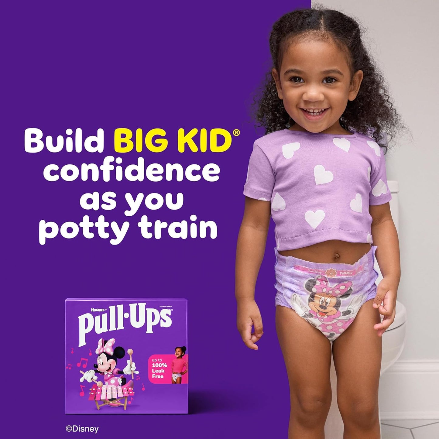 Pull-Ups Girls' Potty Training Pants, Size 5T-6T Training Underwear (46+ lbs), 66 Count