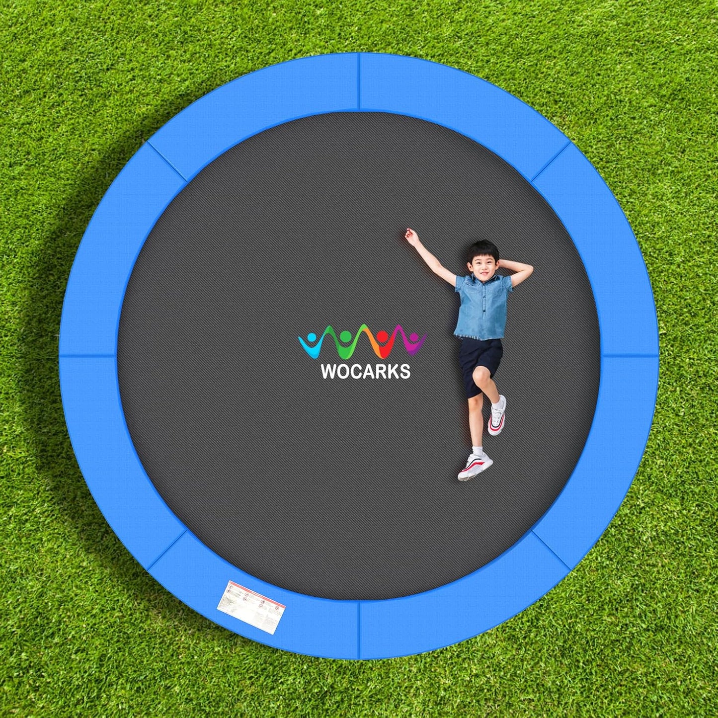 Trampoline Pad, 10ft 12ft 14ft Trampoline Replacement Safety Pad, Waterproof and Tear-Resistant Safety Spring Cover Round Frame Pad