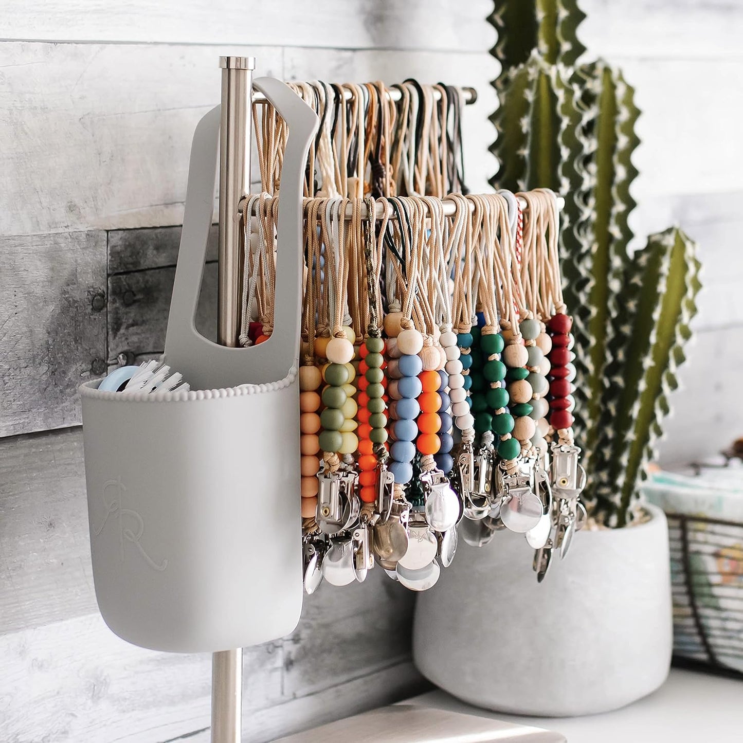 Ryan & Rose Cutie Holder Universal Stroller Cup Holder (Neutral (3 Pack))