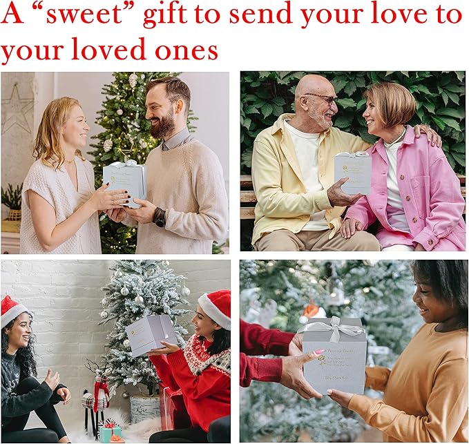 Valley of Rain & Forest Long-Lasting Real Flowers, Unique Floral Gift for You to Send Love for All Occasions, for Indoor Decoration (Dark Red Rose Arrangement)