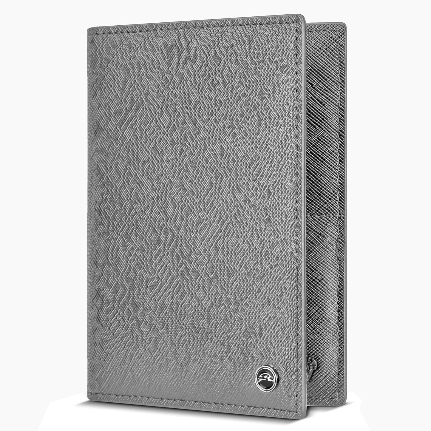 2 Passport Holder - Travel Essentials, RFID Blocking Wallet Credit Card Organiser, Plain Accessories Slim Cover For Men & Women