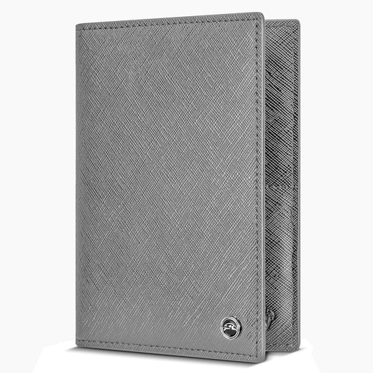 2 Passport Holder - Travel Essentials, RFID Blocking Wallet Credit Card Organiser, Plain Accessories Slim Cover For Men & Women