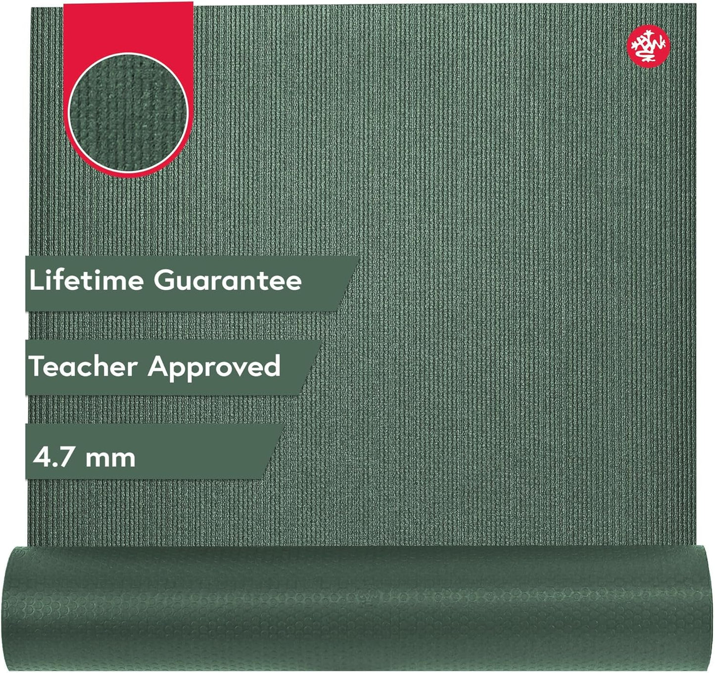 Manduka PROlite Yoga Mat 71" - 4.7mm | Lifetime Durability | Hygienic Construction | Teacher Approved | 71 x 24 inches