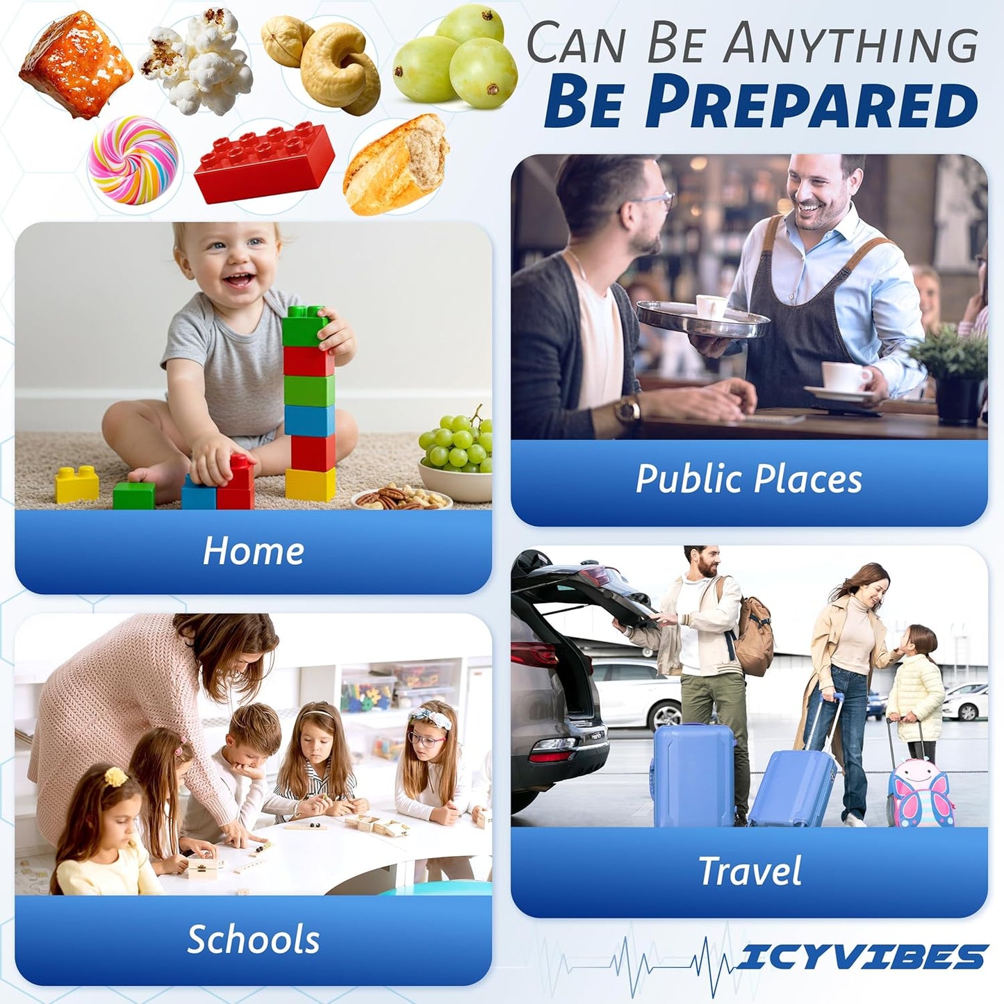 Premium Choking Rescue Device for Kids and Adults – Portable Suction Tool Airway Clear Travel & Home Safety Kit for Emergency Use Includes 3 Sizes for Baby Essential First Aid Anti