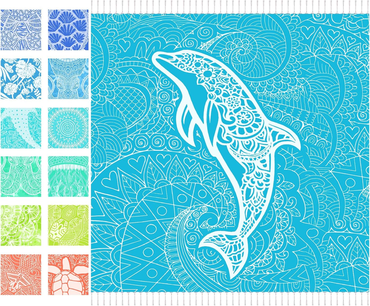 Oversized Turkish Beach Towel Blanket XXL Cotton Sandproof Towels Boho Woven Extra Large Big Sand Free Giant Throw Thick Blankets Huge Quilt XL Picnic Camping Necessities Cloud For Adult Gifts