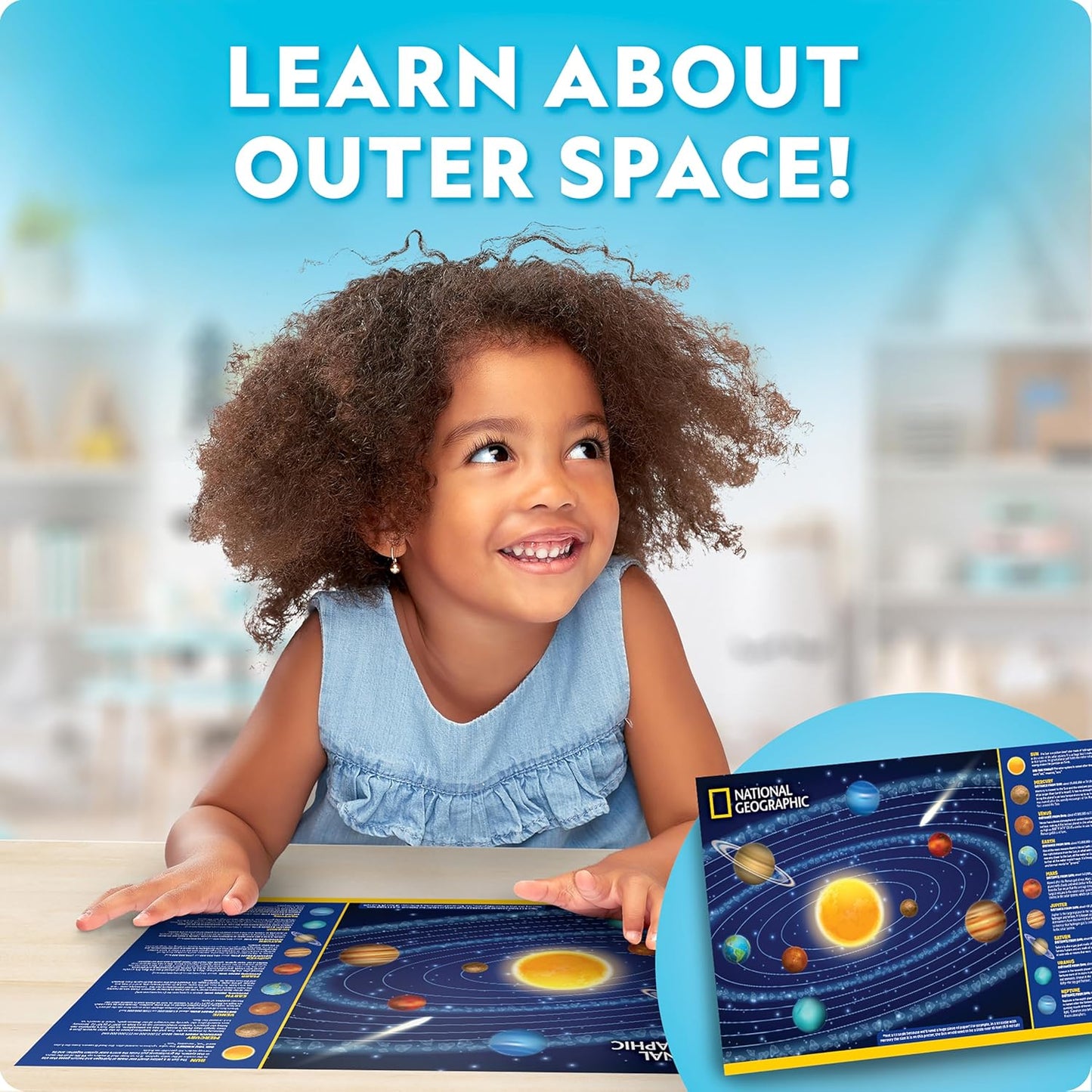 National Geographic Magnetic Solar System Painting Kit – 3D Magnet Making Kit, Paint 8 Planets & The Sun, Craft Kit with Paints, Brushes, Magnets & More, Kids Art Kit, DIY Magnets