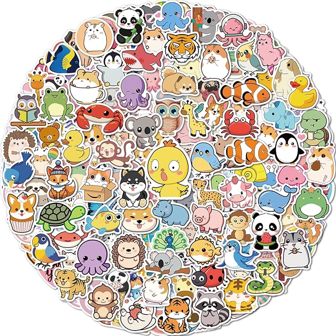 600 Pcs Stickers for Kids, Cute Water Bottle Stickers for Kids Waterproof, Vinyl Laptop Kid Sticker Pack, Kid Classroom Prizes for Elementary Students