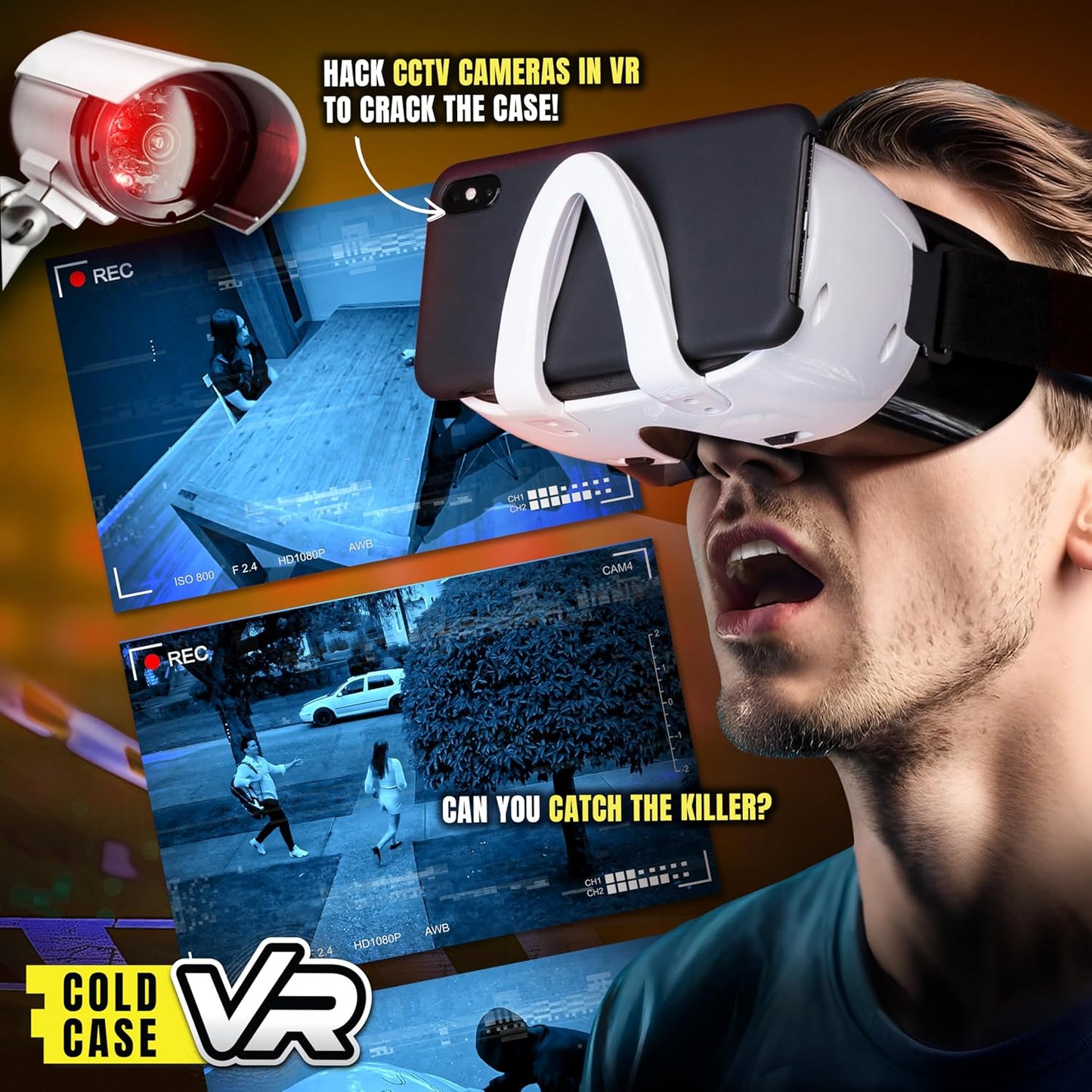 Cold Case VR - The Case of The Fatal Follower - Immersive VR Murder Mystery Party Game - 1 to 6 Players - for Ages 14 and Up