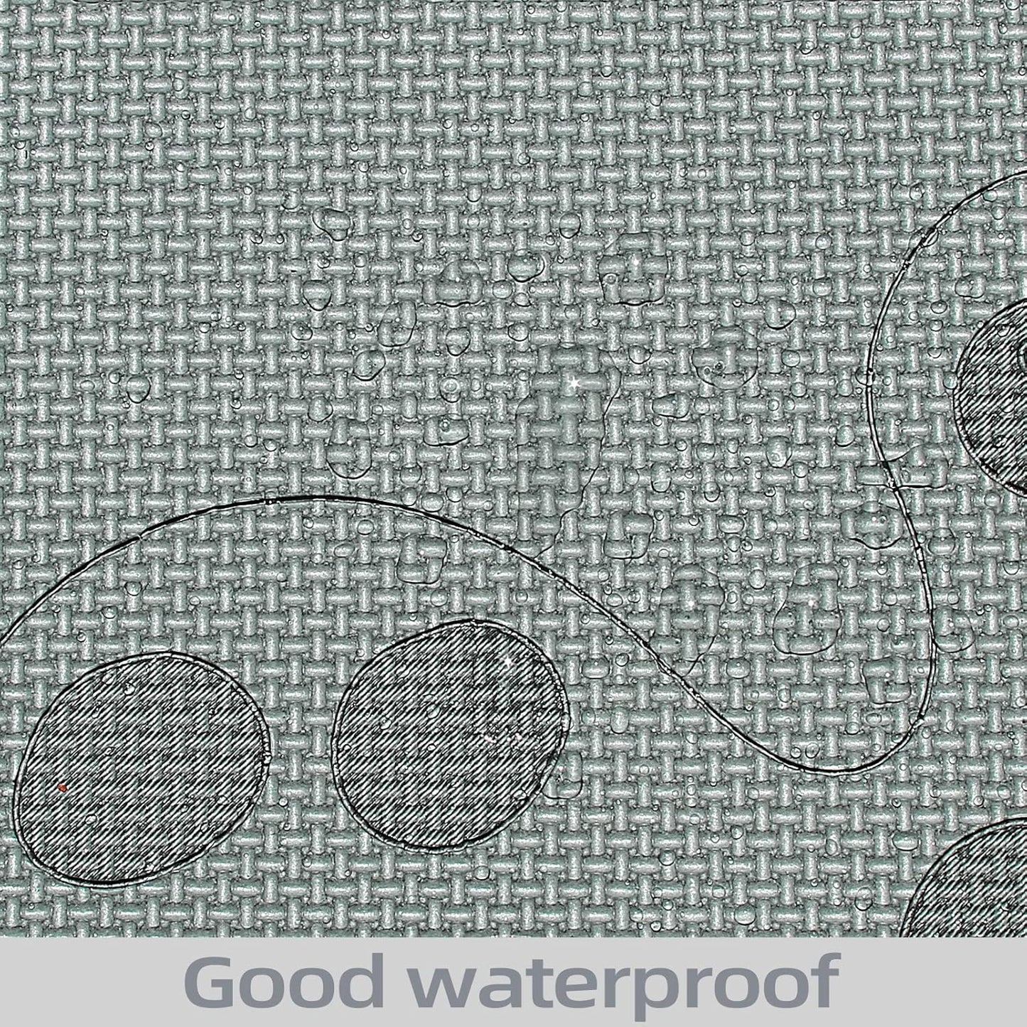 qqpp EVA 18 Tiles Baby Play Mat for Playing, Interlocking Foam Floor Mats for Tummy Time & Crawling, Puzzle Flooring Tiles with Animals Laser Pattern for Kids. Gray. QL-11(L) b18N